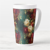 Red White Green Blume Milchtasse (Rechte Ecke)