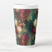 Red White Green Blume Milchtasse (Vorderseite)