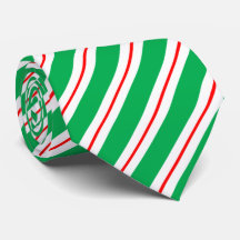 Red White Green Candy Cane Stripes