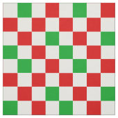 Red White Green Checkered Pattern Design  Stoff (Muster)