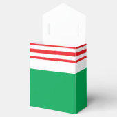 Red White Green Christmas Gastgeschenk Boxes Geschenkschachtel (Geöffnet)