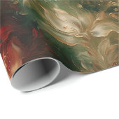 Red White Green Geschenkpapier (Rolleneckpunkt)