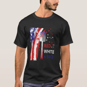 Red White GRILLEN USA Flag T-Shirt