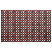 Red White Hearts Black Stoff (Yard (91,4 cm))