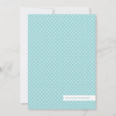 Red White Hot Air Ballon Einladung (Rückseite)