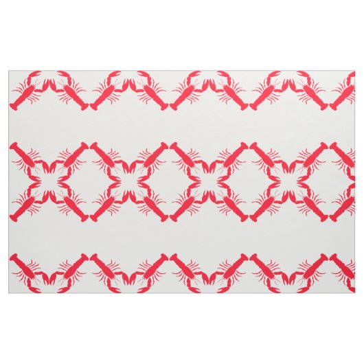 Red White Hummer Seafood 4Stephen Stoff (Fat Quarter (45,7 x 55,9 cm))