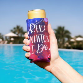 Red White I Do | 4. Juli Bachelorette Bash Selters Dosenkühler