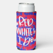 Red White I Do 4. Juli Junggeselinnen-Abschied Selters Dosenkühler (Seltzer Rückseite)