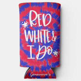 Red White I Do 4. Juli Junggeselinnen-Abschied Selters Dosenkühler