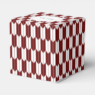 Red & White Japanisch Yagasuri Vielen Dank für Ihr Geschenkschachtel
