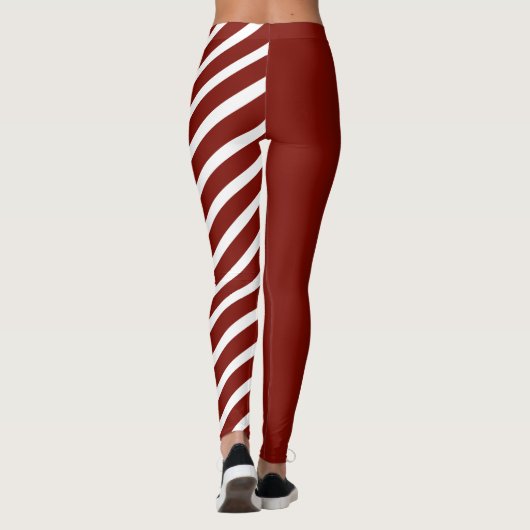 Red & White Jester Leggings (Rückseite)