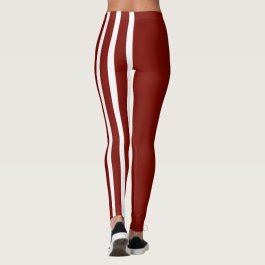 Red & White Jester Leggings (Rückseite)