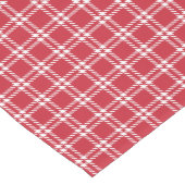 Red White Kariert Table Runner Mittelgroßer Tischläufer (Ecke)