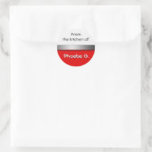 Red White Kitchen Stickers (Tasche)