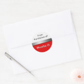 Red White Kitchen Stickers (Umschlag)
