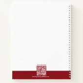 Red White Life Coach Company Workshop Journal Notizblock (Rückseite)