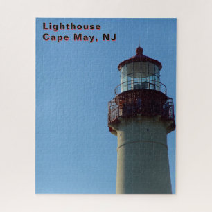 Red White Lighthouse, Cape May, NJ Puzzle