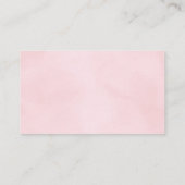 Red White Lips Kiss Pink Business name website Visitenkarte (Rückseite)