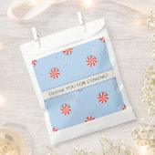 Red & White Lollipop Muster Gefälligkeitsags Geschenktütchen (Ausgeschnitten)