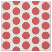 Red White Mini Polka Dots Fabric Stoff (Nahaufnahme)