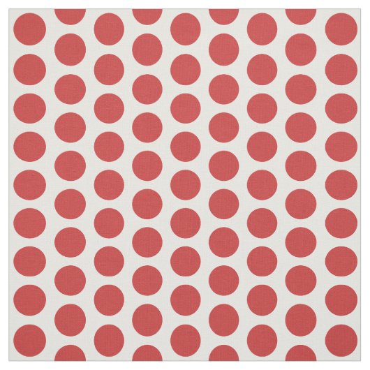 Red White Mini Polka Dots Fabric Stoff (Muster)