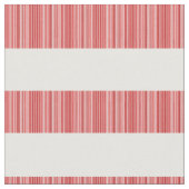 Red White Modern Stripes Stoff (Nahaufnahme)