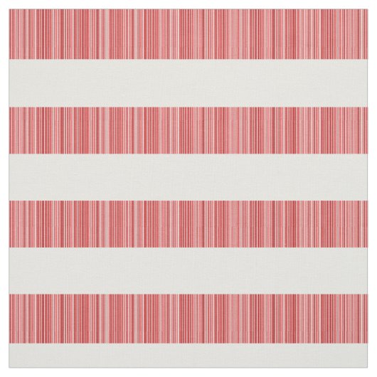 Red White Modern Stripes Stoff (Muster)