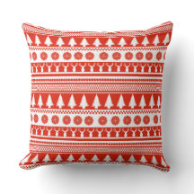 Red White Nordic Christmas Pattern