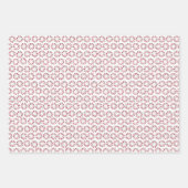 Red White Nutcracker und Candy Cane Weihnachten Geschenkpapier Set (Vorderseite 3)