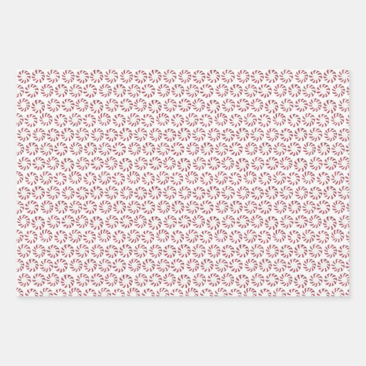 Red White Nutcracker und Candy Cane Weihnachten Geschenkpapier Set (Vorderseite 3)