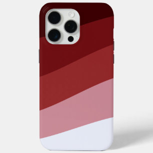 Red White Ombre Wave Muster Case-Mate iPhone Hülle