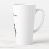 Red White Ornaments Weihnachtsbaum Milchtasse (Rechts)