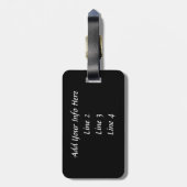 Red & White Pembroke Welsh Corgi Puppy Dog Gepäckanhänger (Rückseite vertikal)