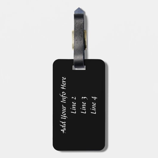 Red & White Pembroke Welsh Corgi Puppy Dog Gepäckanhänger (Rückseite vertikal)