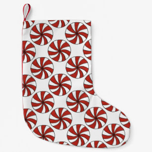 Red White Peppermint Hard Candy Starlight Minze Kleiner Weihnachtsstrumpf