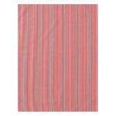 Red White Peppermint Streifen Tablette Tischdecke (Vorderseite)
