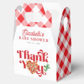 Red White Pizza Themed Geschenkschachtel (Geöffnet)