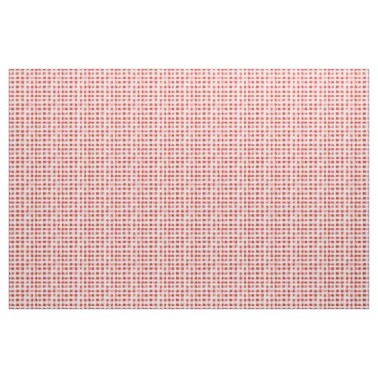 Red White Plaid Stripes  Stoff (Fat Quarter (45,7 x 55,9 cm))