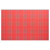 Red White Polka Dots Textile Stoff (Yard (91,4 cm))