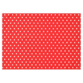 Red White Polka Dots Tischdecke (Vorderseite (Horizontal))