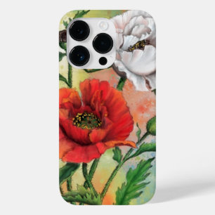 Red White Poppy Case-Mate iPhone 14 Pro Hülle