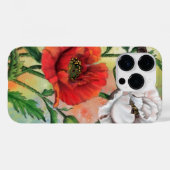 Red White Poppy Case-Mate iPhone Hülle (Rückseite (Horizontal))