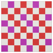 Red White Purple Checkered Pattern Design  Stoff (Muster)