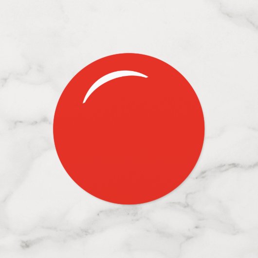 Red White Rising Sun Table Confetti Konfetti (Klein Vorderseite)