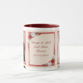 Red & White Roses Paare Ringer Tasse (Zentrum)
