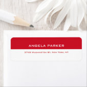 Red White Schlicht Elegante Moderne Einzigartig (Insitu)