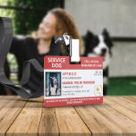 Red White Service Dodge-Logo und Foto-ID Ausweis<br><div class="desc">Horizontales Service Hund ID Abzeichen in Rot und Weiß mit Platz für ein Foto des Service Hund und ein Logo. Geben Sie Namen,  Titel und Registrierungsnummer ein. Fügen Sie auch den Namen des Handlers und die Kontaktinformationen hinzu.</div>