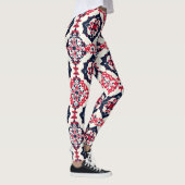 Red White Slavic Pattern Leggings (Rechts)