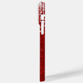 Red White Snowy Driving Snowflake Individuelle Nam Case-Mate iPhone Hülle (Rückseite / Links)