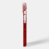 Red White Snowy Driving Snowflake Individuelle Nam Case-Mate iPhone Hülle (Rückseite / Links)